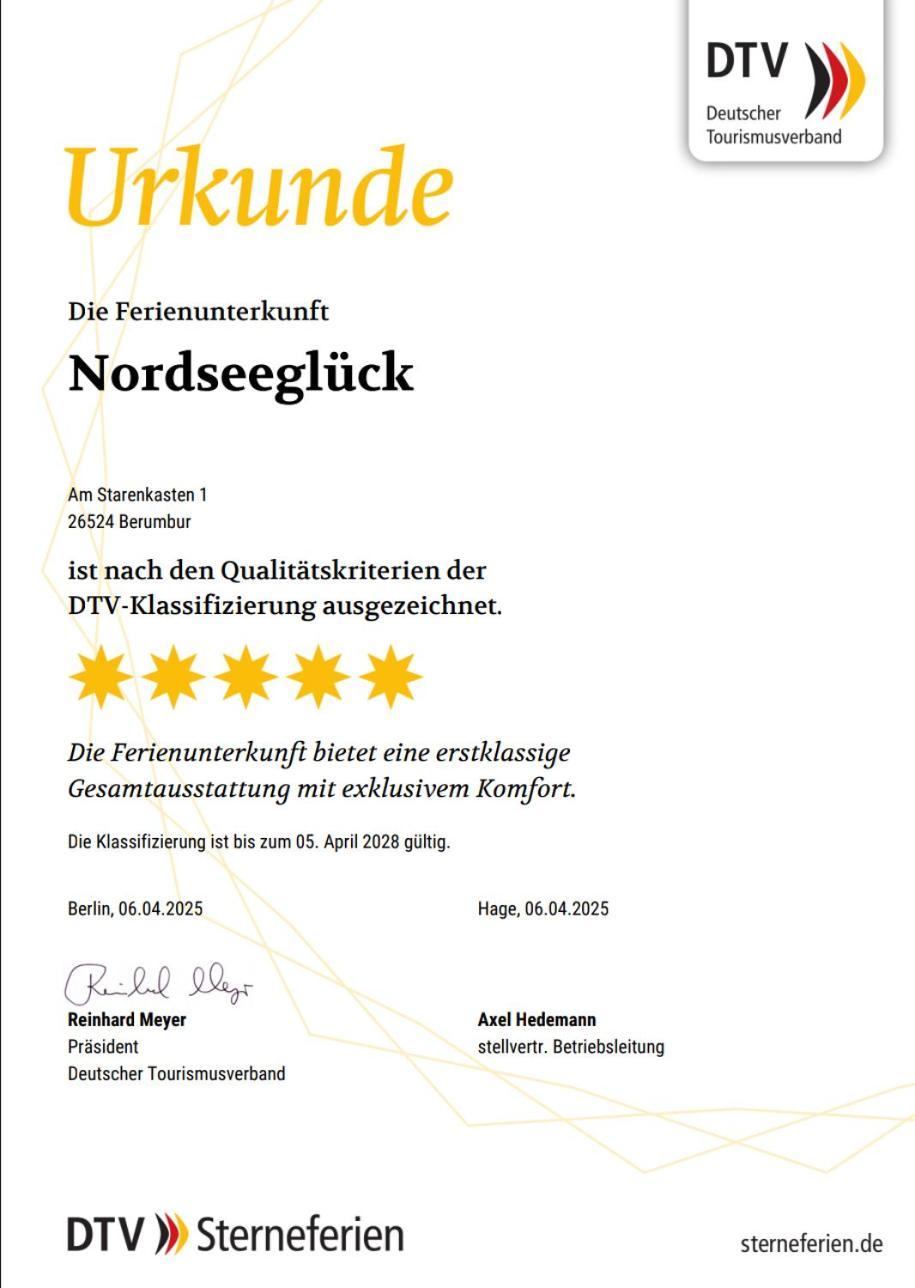 Ferienhaus Nordseeglueck Im Ferienpark Berumbur المظهر الخارجي الصورة